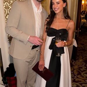 Bernadette Bailey Black and White Dress